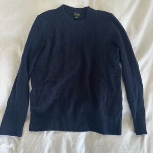 Crewcuts Boy’s Navy Crewneck Cashmere Sweater